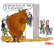 Au salon de l'agriculture - Dessin de Cambon