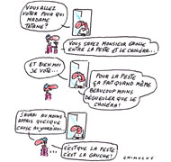 Elections municipales : premier tour - Dessin de Chimulus