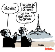 18 milliards d'euros de contrats entre la France et la Chine - Dessin de Deligne