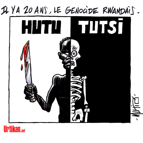 France-Rwanda : il est grand temps d'ouvrir les archives - Dessin de Mutio