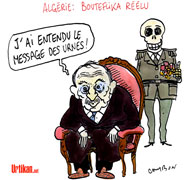 Algérie : les pro-Bouteflika exultent - Dessin de Cambon