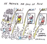 1er Mai pluvieux - Dessin de Chimulus