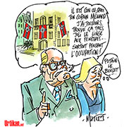 Le FN lave son linge sale en famille - Dessin de Mutio