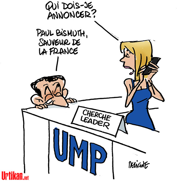 L'UMP reste en chantier après la chute de Copé - Dessin de Deligne
