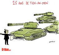 Tian'anmen, 25 ans de censure et d'amnésie - Dessin de Cambon