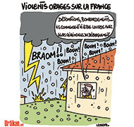 Bulletin Météo - Dessin de Lasserpe