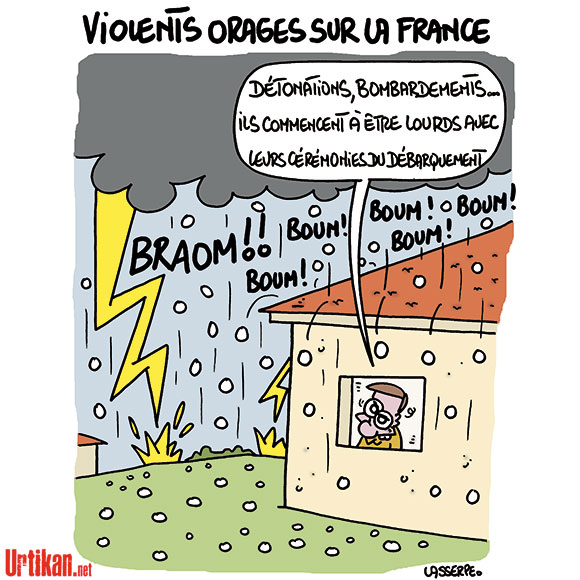 Bulletin Météo - Dessin de Lasserpe