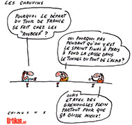 Tour de France 2014 : la 101e édition commence en Angleterre - Dessin de Chimulus