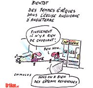 L'église et la parité - Dessin de Chimulus