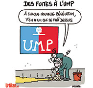 Déroute à l’UMP - Dessin de Lasserpe