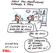 Paris : nouvelle manifestation pro-palestinienne sous haute tension