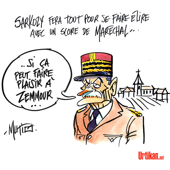 Nicolas Sarkozy "Si ça vous fait plaisir" - Dessin de Mutio