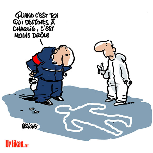 Charlie Hebdo paraîtra la semaine prochaine - Dessin de Deligne