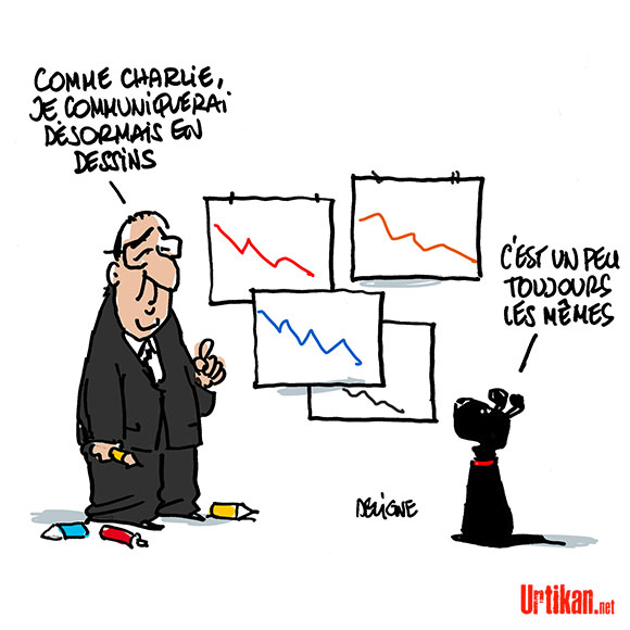 Il y aura un avant et un après #JeSuisCharlie - Dessin de Deligne