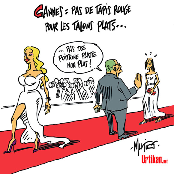 Polémique sur les talons à Cannes