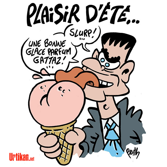 Un peu d'humour frais grâce à Berth et Manuel Valls