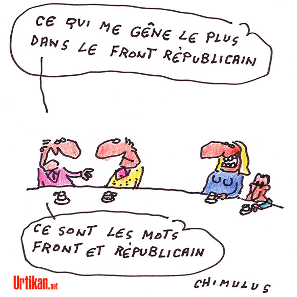 Régionales : l'insoluble dilemme - Dessin de Chimulus