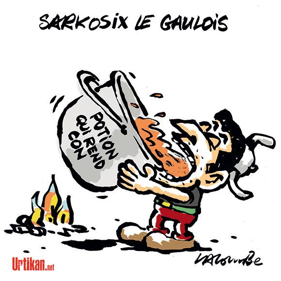 Nicolas Sarkozy électrise le débat avec les "ancêtres gaulois" - Dessin de Lacombe