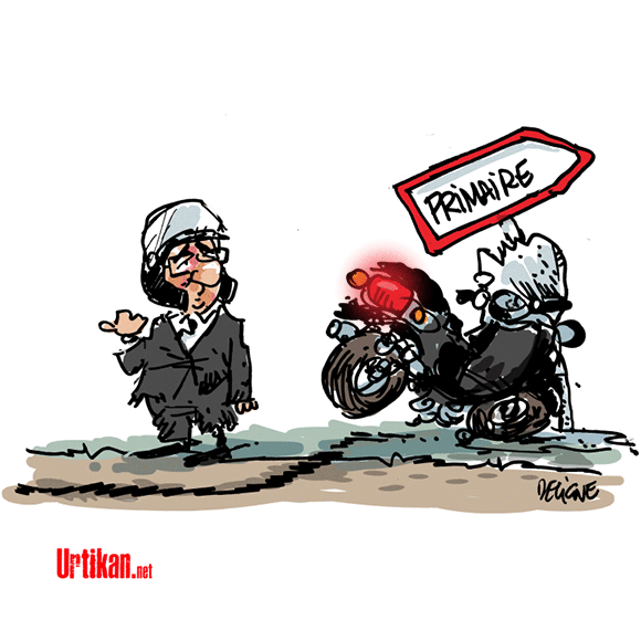 Sortie de route pour François Hollande - Dessin De Deligne
