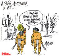 Quand l'immobilier va, tout va ? - Dessin de Mutio