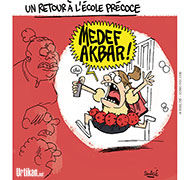 Déconfinement : Les instits et les enfants d'abord ! - Dessin de Soulcié
