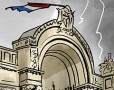 Ce qu'a demandé François Hollande à Emmanuel Macron lors de leur déjeuner - Dessin de Large