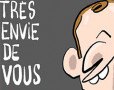 La campagne d'affichage suggestive des Jeunes avec Macron - dessin de Sié