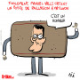 Valls dans la macronie - Dessin de Sié