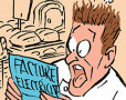 Hausse du prix de l'énergie, jusqu'à 400% - Dessin de Mutio