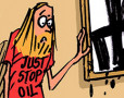 La contestation écologique et l'art - Dessin de Mutio