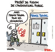 Affaire Guillaume Meurice : l’humoriste licencié par Radio France pour « faute grave » - Dessin de Lasserpe