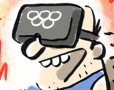 Les français captivés sur les Jeux Olympiques - Dessin de Sié